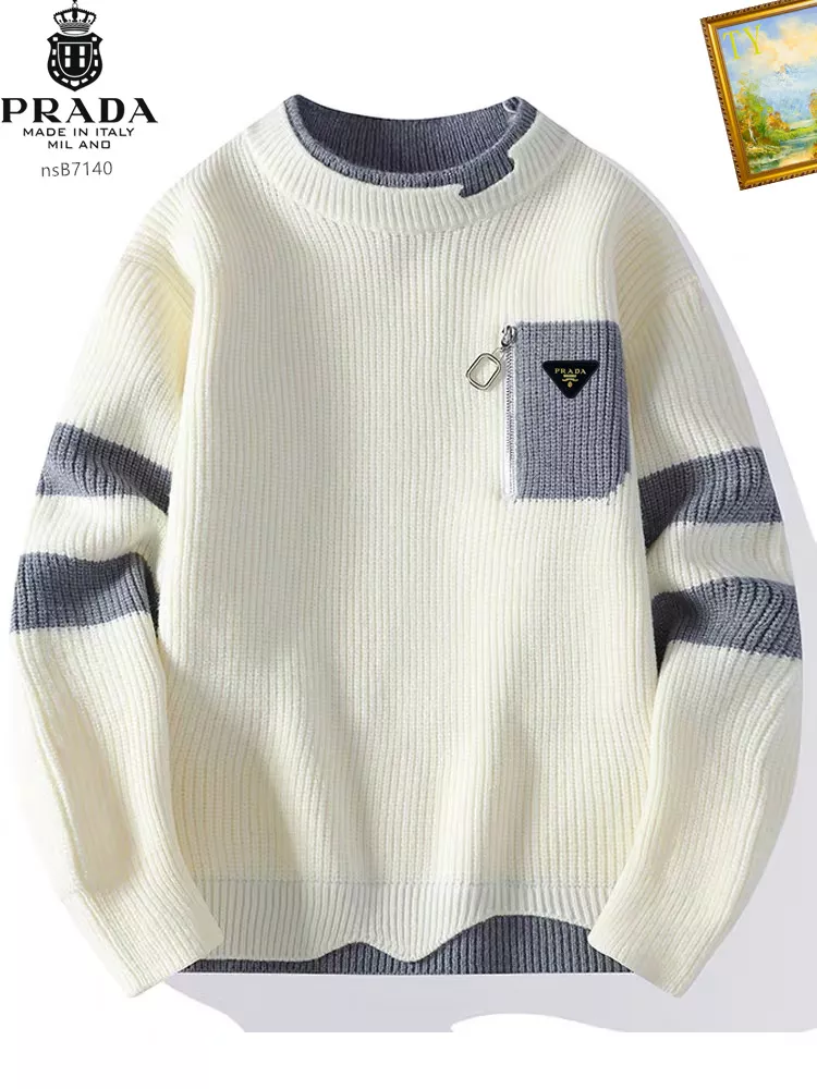 prada sweater manches longues pour homme s_127b7b3